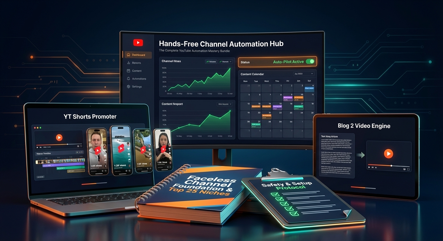 YouTube Automation Mastery Bundle Mockup